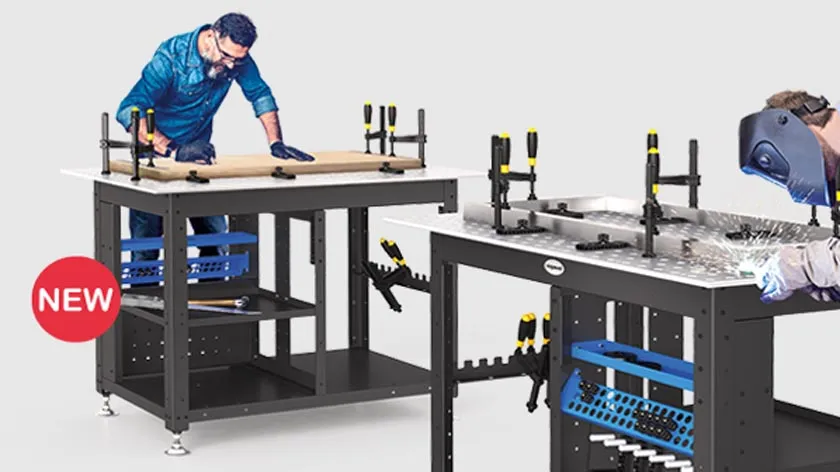 Siegmund Workstation: hegesztőasztal és munkapad egyben